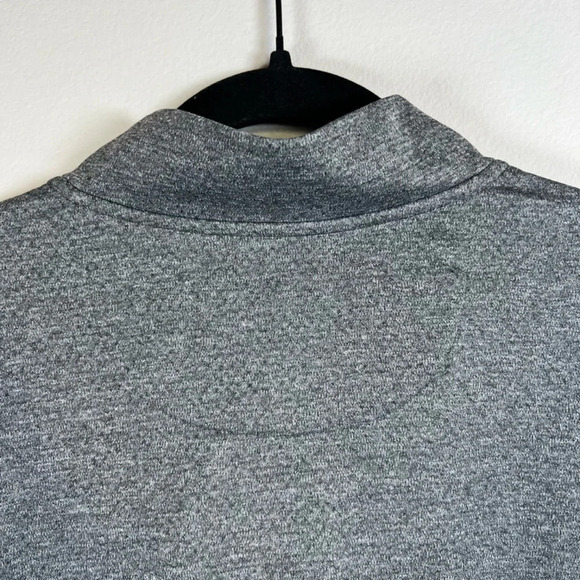 Nike Golf Mens 1/4 Zip Dri-Fit Pullover Sweatshirt Gray Embroidered Logo Size XL - Picture 8 of 11